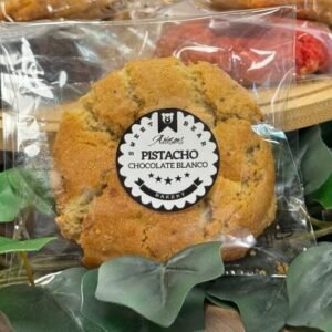 Cookie de pistacho y chocolate blanco