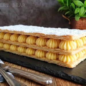 Hojaldre de crema pastelera