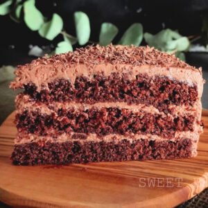 Tarta nude de chocolate