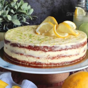 Tarta nude de limón