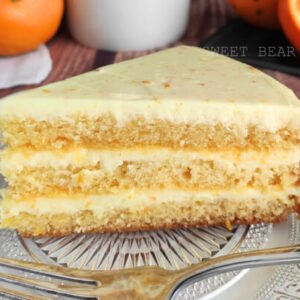 Tarta nude de naranja